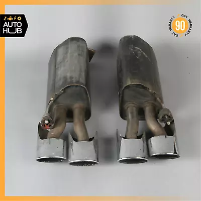 03-06 Mercedes W220 S55 S65 CL65 AMG Exhaust Muffler Quad Tips Left And Right • $381.80