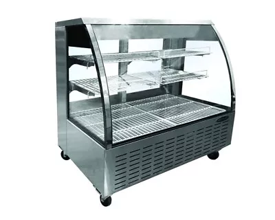 Kool-it Kdg-48 Ss Refrigerated Meat Deli Case Curved Glass  48  Gravity Coil • $4073.54