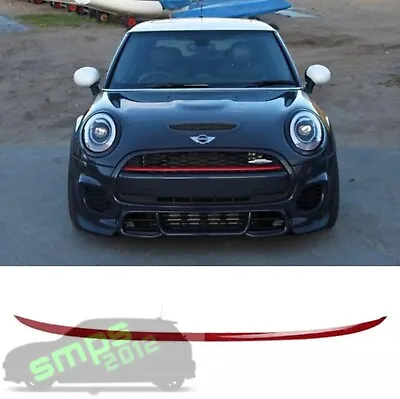 Mini F56 Grille Strip Cover JCW Red Gloss Cooper S (F55 F56 F57) 2014 - 2020 • $83.74