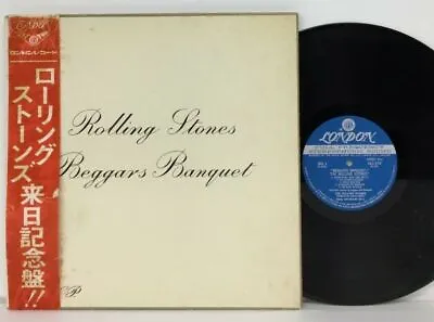 The Rolling Stones - Beggars Banquet LP 1973 Japan London SLC-479 W/ Obi Slick • $209.53