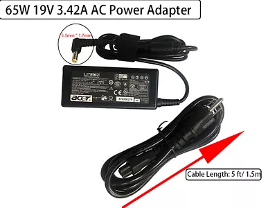 Acer PA-1700-02 PA-1300-04 PA-1650-22 65W Power Supply Cord AC Adapter Charger • $17.77