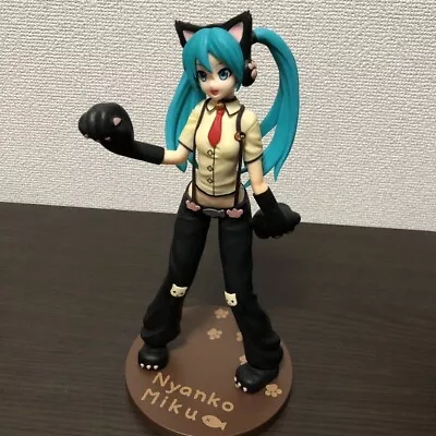 Japan Anime Figure Vocaloid Hatsune Miku Nyanko Cat Figure • $78.80