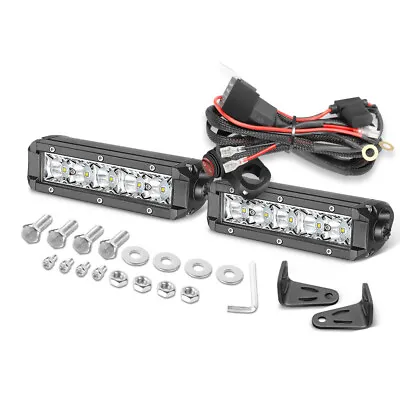 For Polaris Ranger 1000 2x6  Slim LED Work Light Bar Single Row Offroad Driving • $41.98