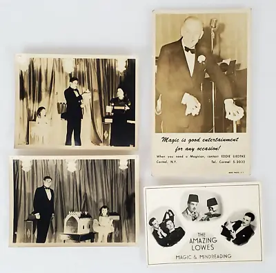 Magic Magicians Photos Photo Related Vintage Collectable • $11.35