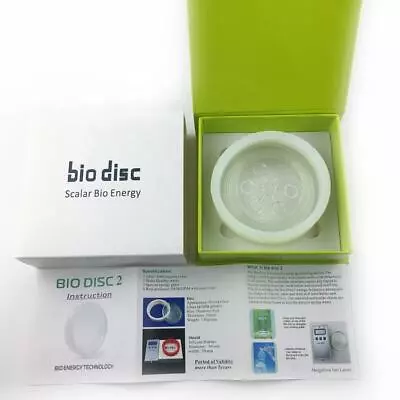 Bio Disc 4 Authentic Quantum Scalar Energy Power Amazing Health+Protective Ring • $23.74