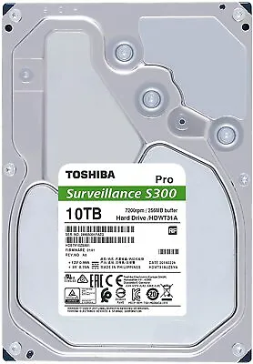 CCTV 3.5  SATA Internal Hard Drive 6TB 10TB 12TB 14TB 7200RPM PC CCTV • £65.99