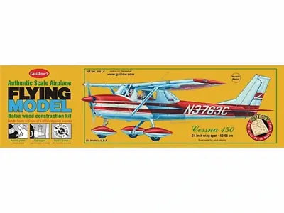 Guillows Cessna 150 1:16 Scale Laser CutBalsa Model Kit 609mm WS #GUILL309LC • $83.49