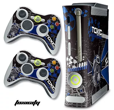 Skin Decal Wrap For Xbox 360 Original Gaming Console & Controller Xbox360 TOX U • $8.95