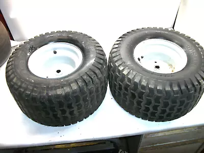 £31.14 • Buy 2009 Husqvarna YTH20K46 Lawn Tractor Part : Pair Of Rear Tires And Wheels