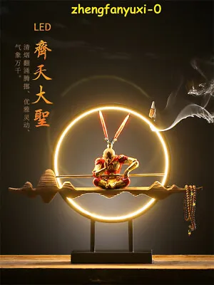 The Monkey King Figure Statue Model Toy LED Light Up Stand Living Room Ornament  • $80.19