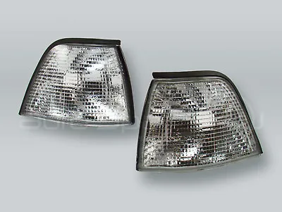 TYC Clear Corner Lights Parking Lamps PAIR Fits 1992-1998 BMW 3-Series E36 4DR • $43.90