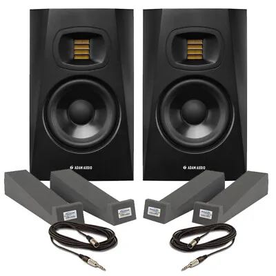 Adam T5V (Pair) 5 In Active Studio Monitors 70W Inc Pads & Cables 5 Yr Warranty • £301