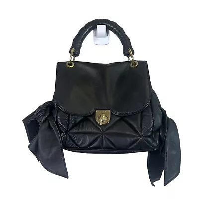 Z Spoke By Zac Posen Leather Black Satchel Handbag • $49.99