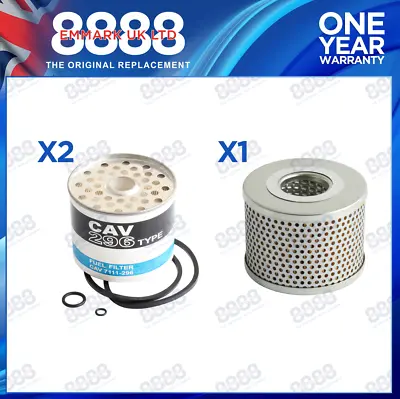 Filter Kit  Oil + Fuel Suits David Brown Tractor  880 885 990 995 996 1210 • £13.95