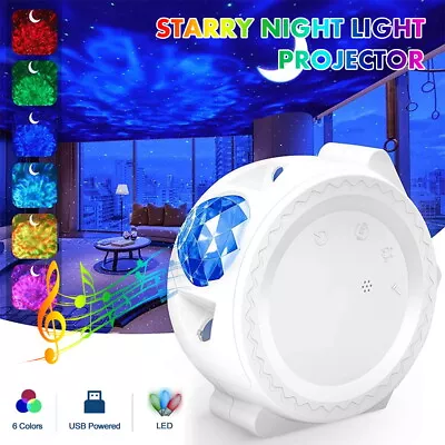 $20.90 • Buy LED Galaxy Starry Night Light Projector Ocean Star Sky Party Baby Kids Room Lamp