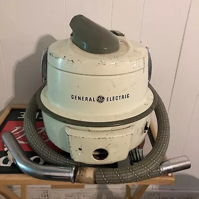 Ge Vintage General Electric Swivel Top Canister Vacuum Model Pic 15 • $99.99