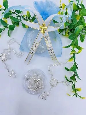 12 Recuerdos Personalizados Para  Bautizo De Niño Baptism Party Favors For BOY • $29.99