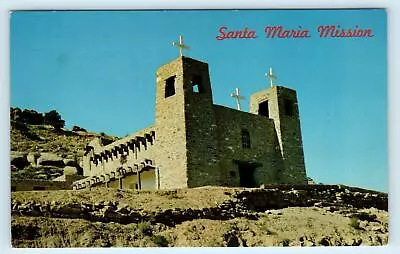 McCARTYS NM ~Route 66 ~ SANTA MARIA MISSION  C1960s Valencia County Postcard • $5.93