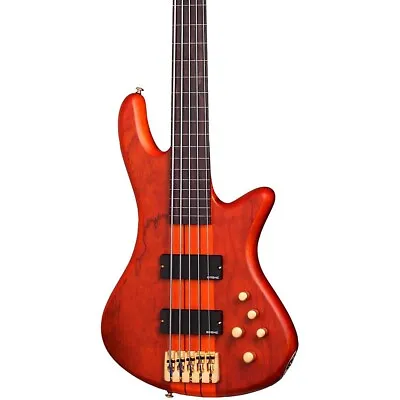 Schecter Guitar Research Stiletto Studio-5 Fretless Bass Satin Honey • $1049