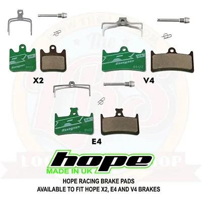 Hope Racing Compound Brake Pads E4 V4 X2 HBSP323G HBSP303G HBSP237G - New • $24.99