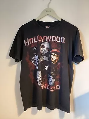 Hollywood Undead T-Shirt Size Large Front/Back Print Rap/Rock • £24.99