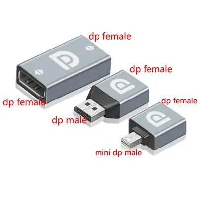 DP Compatible Adapter Mini DisplayPort Converter Laptop Computer Monitor Plugs • $3.39