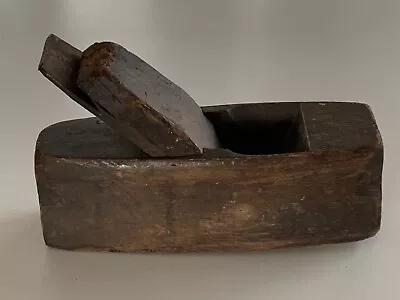 £45.02 • Buy Antique Primitive 8  Coffin Compass Woodworking Wood Plane Planer Tool