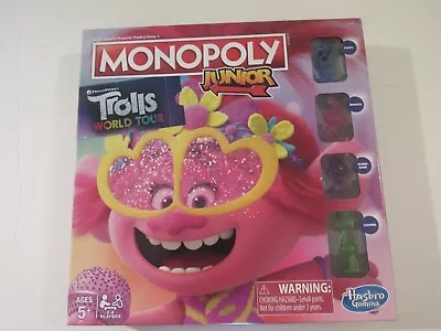 Monopoly Junior Trolls Game HASBRO 2019 FREE SHIPPING • $14.95