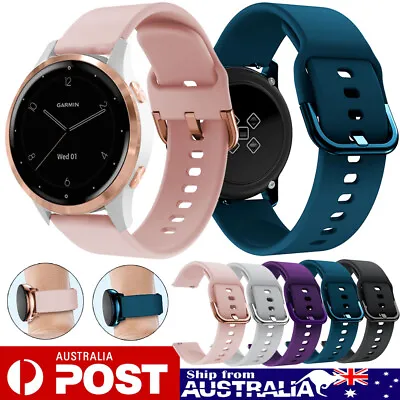 18mm Watch Strap Band For Garmin Vivoactive 4s Vivomove 3s Venu 2s Ticwatch C2 • $8.55