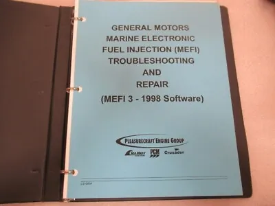 1999 Pleasurecraft General Motors MEFI 3 Troubleshooting & Repair Manual L510004 • $34.69