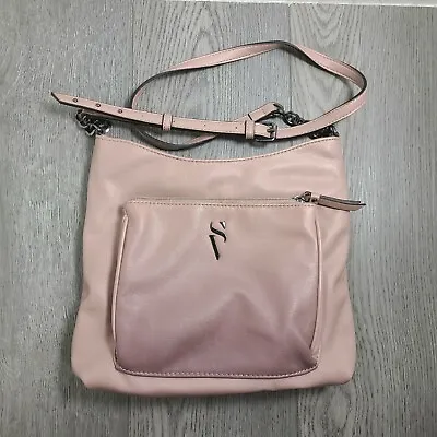 Simply Vera Vera Wang Signature Crossbody Bag Prairie Pink Ombre Handbag Purse • $19.99