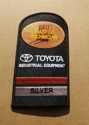 Toyota Industrial Equipment Master Technician Patch Silver • $5.99