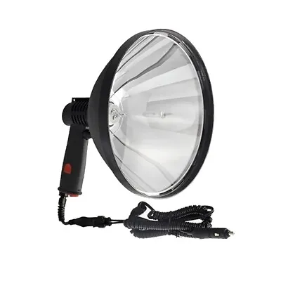 LIGHTFORCE 240MM Blitz Handheld Lamp With Cig Plug + AMP 100 W Lamping Foxing • £129.95