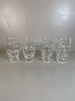 4 Jasper Conran Waterford Irish Crystal Long Drink Glasses - 'Aura' Design • £129