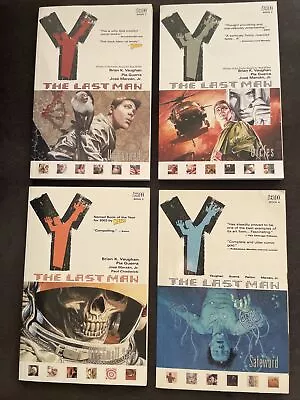 Y The Last Man Paperback Books Consecutive Set Of 1-4 Brian K Vaughan Vertigo/DC • $18