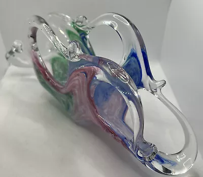 Gorgeous ARTE MURANO Style LAVORAZIONE NAPKIN HOLDER  Blown Glass • $25