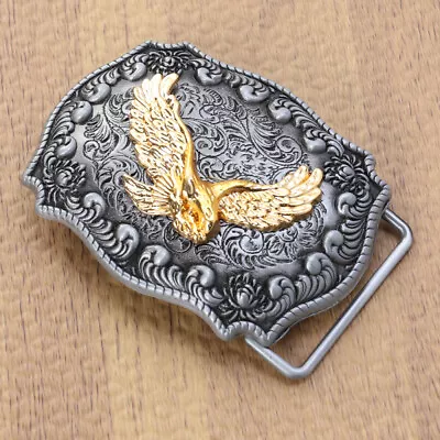  Golden Eagle Belt Buckle Handmade Frame Fashion Belt Buckle (Eagle Feet • £10.19