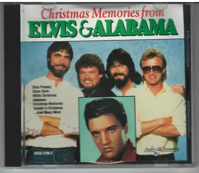 Christmas Memories From Elvis And Alabama (CD 1991 VG) • $8.99