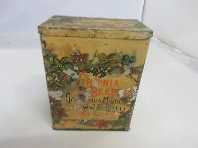 Vintage Advertising Empty Very Rare Virginia Creeper Vertical Tobacco Tin  259-l • $75