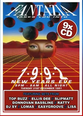 Fantazia – New Years Eve 1991/92 (FANTCD1) • £14.99