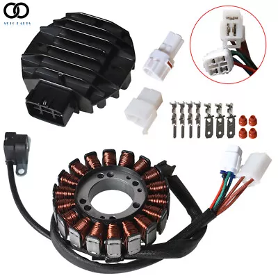 Stator & Regulator Rectifier For Suzuki LT-Z400 LTZ400 Quadsport Z400 03-08 • $30.47