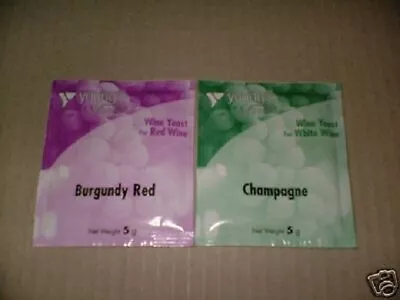 £4.38 • Buy Burgundy And Champagne Wine Yeast For Wine Making Brew. Each Makes 5 Gallons