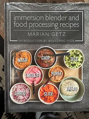 Marian Getz Immersion Blender And Food Processing Recipes Cookbook • $4.99