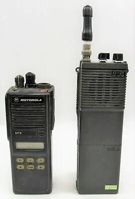 Pair Vintage Transceivers ICOM UHF IC-U12 Japan Motorola MTX  Keypad 3 Channel  • $29.90
