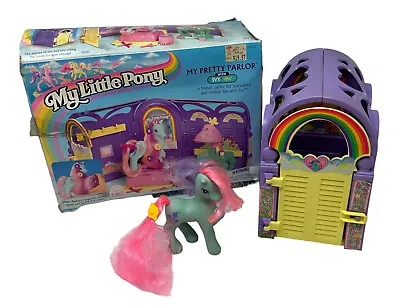 1997 Hasbro My Little Pony G2 Ivy My Pretty Parlor PLAYSET Vtg 90s Toy MLPw/ Box • $44