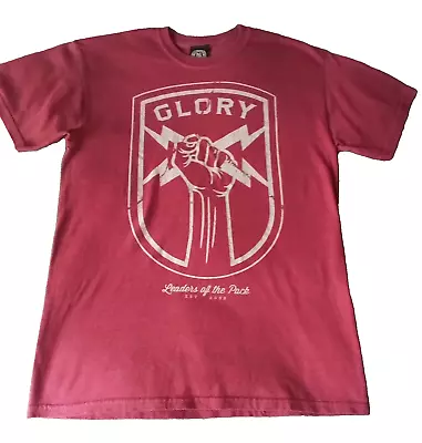 Honour Over Glory T-Shirt Pink Size Medium Pink Leaders Of The Pack Cotton Blend • £2.99