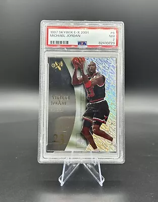 1997 98 Skybox E-X2001 MICHAEL JORDAN #9 PSA 7 • $58.53