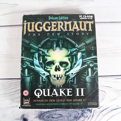 Juggernaut: The New Story 1998 Quake II Big Box PC Game Windows 95/NT Vintage • £24.99