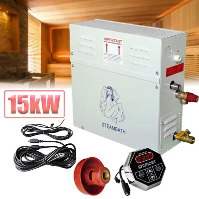 Steam Generator For Steam Bath Electric Sauna Sauna Room Bath Generator 15kw • $492.89