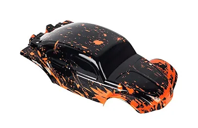 Custom Bug Body Muddy Orange For Traxxas T Maxx E-Maxx 1/10 Shell W/ Decal 3911R • $34.97